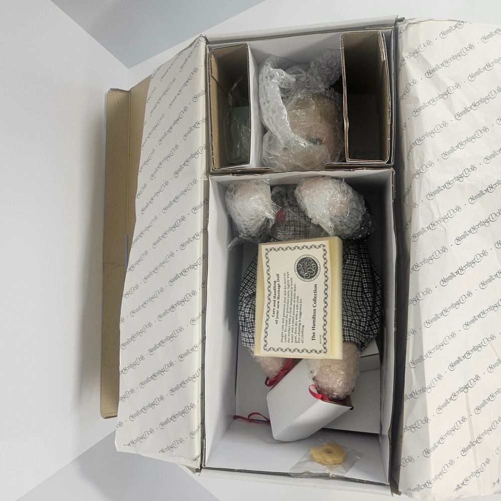 Hamilton Heritage Collection Andrew Porcelain Baby Doll Connie Walser Derek NEW